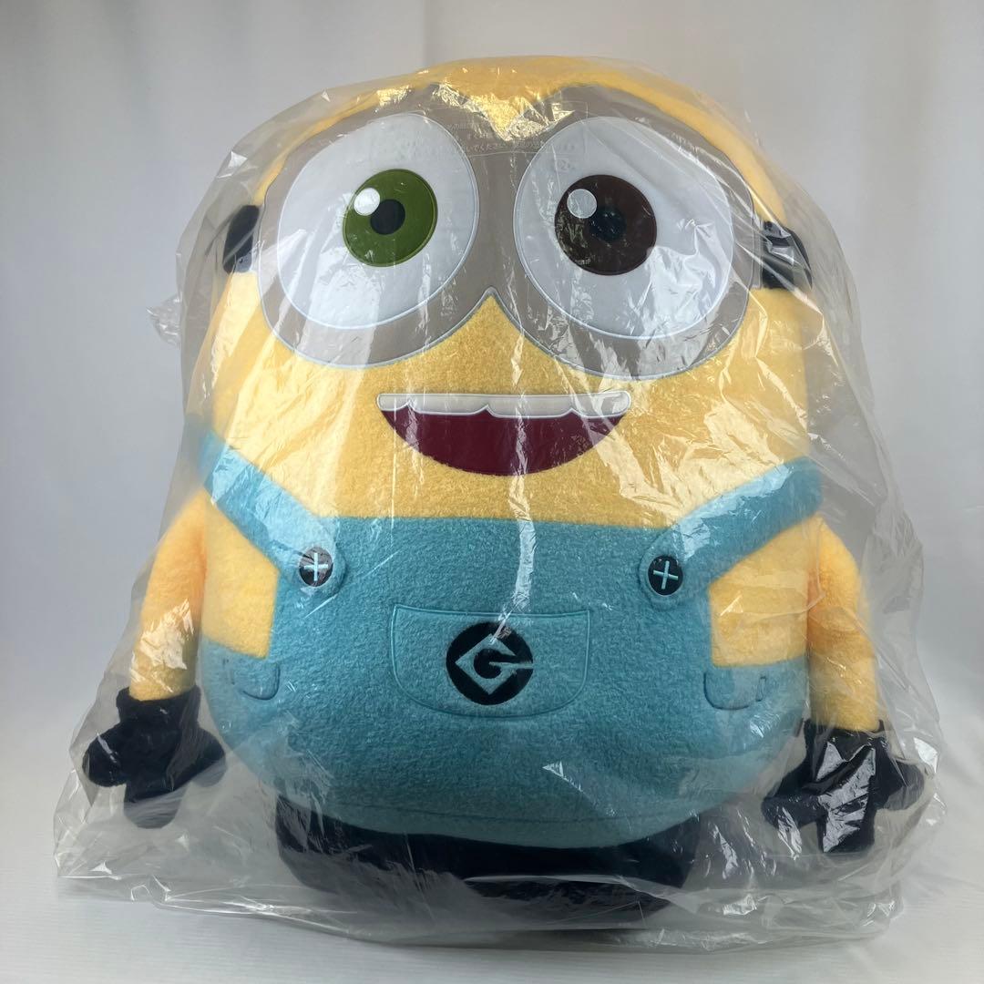 新品】ミニオン／もふもふたった！／ぬいぐるみ超特大／ボブ 約80cm