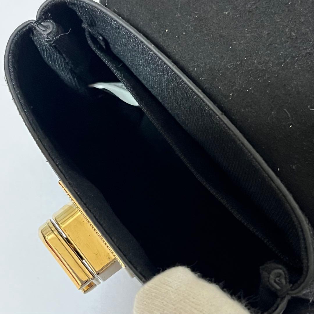 極美品✨フルラ　1927 2way ショルダーバッグ　ミニバッグ　グリッター　黒