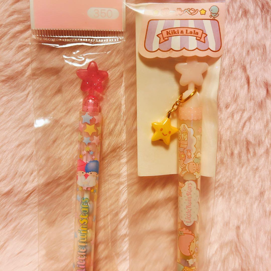 希少レア リトルツインスターズ ボールペンセット 平成レトロ サンリオ