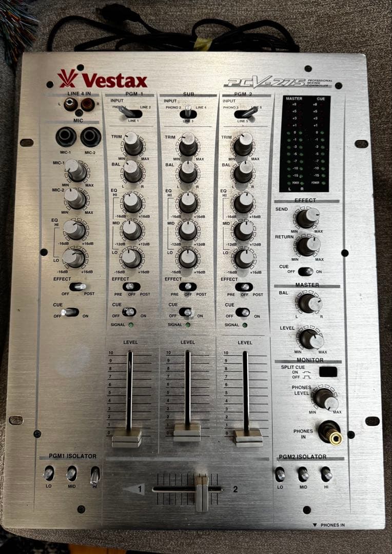 DJ機材 Vestax PCV-275 Vestax PCV-275 Professional Mixing Controller DJ Mixer 3 Channel