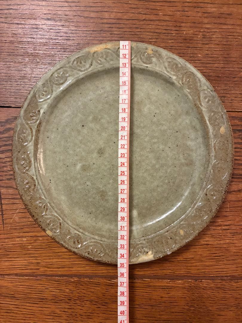 武内真木 倉敷堤窯 皿 プレート 25cm