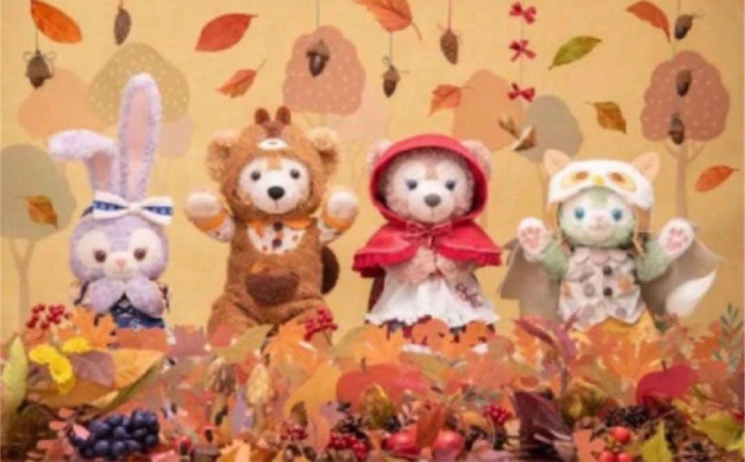 ♡秋のぼうけん♡ダッフィー シェリーメイ ジェラトーニ ステラルー