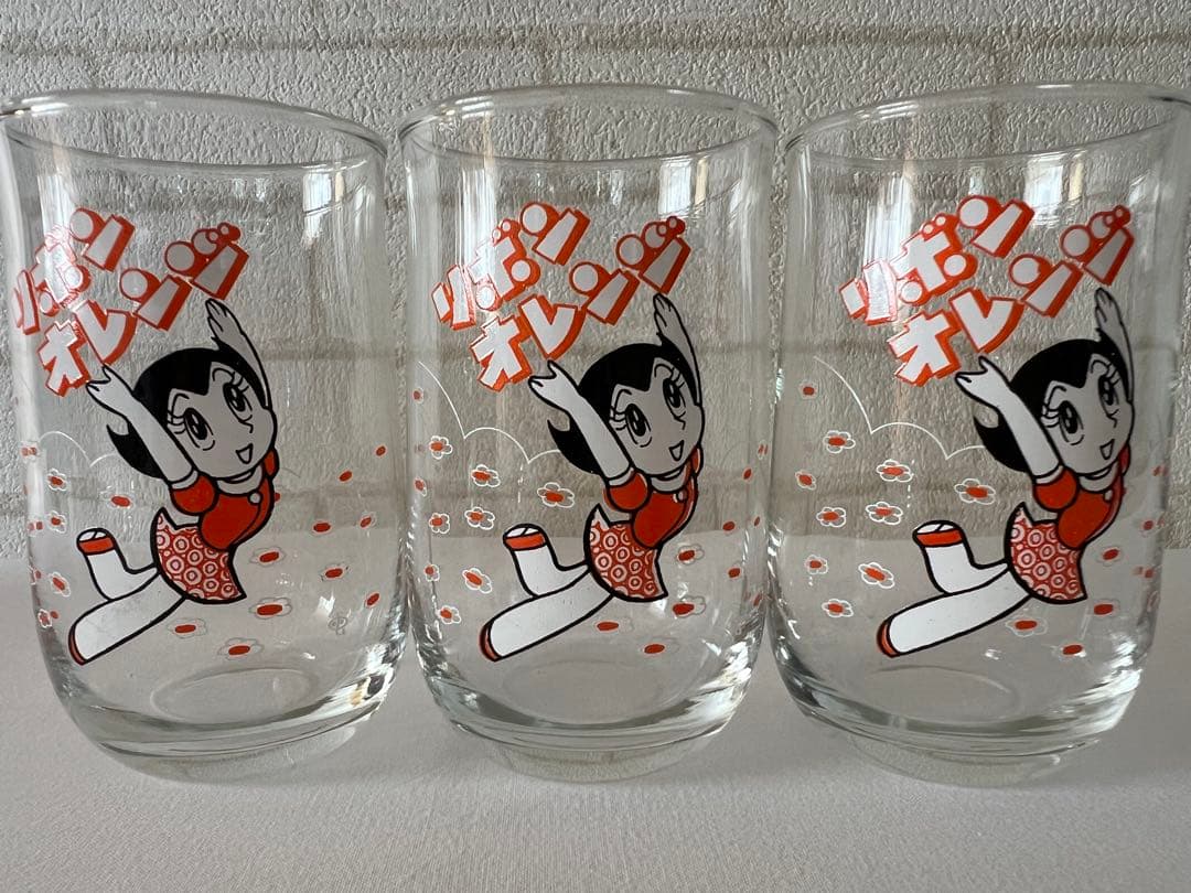 非売品 アトムグラス 2個×3箱セット 昭和レトロ 箱付