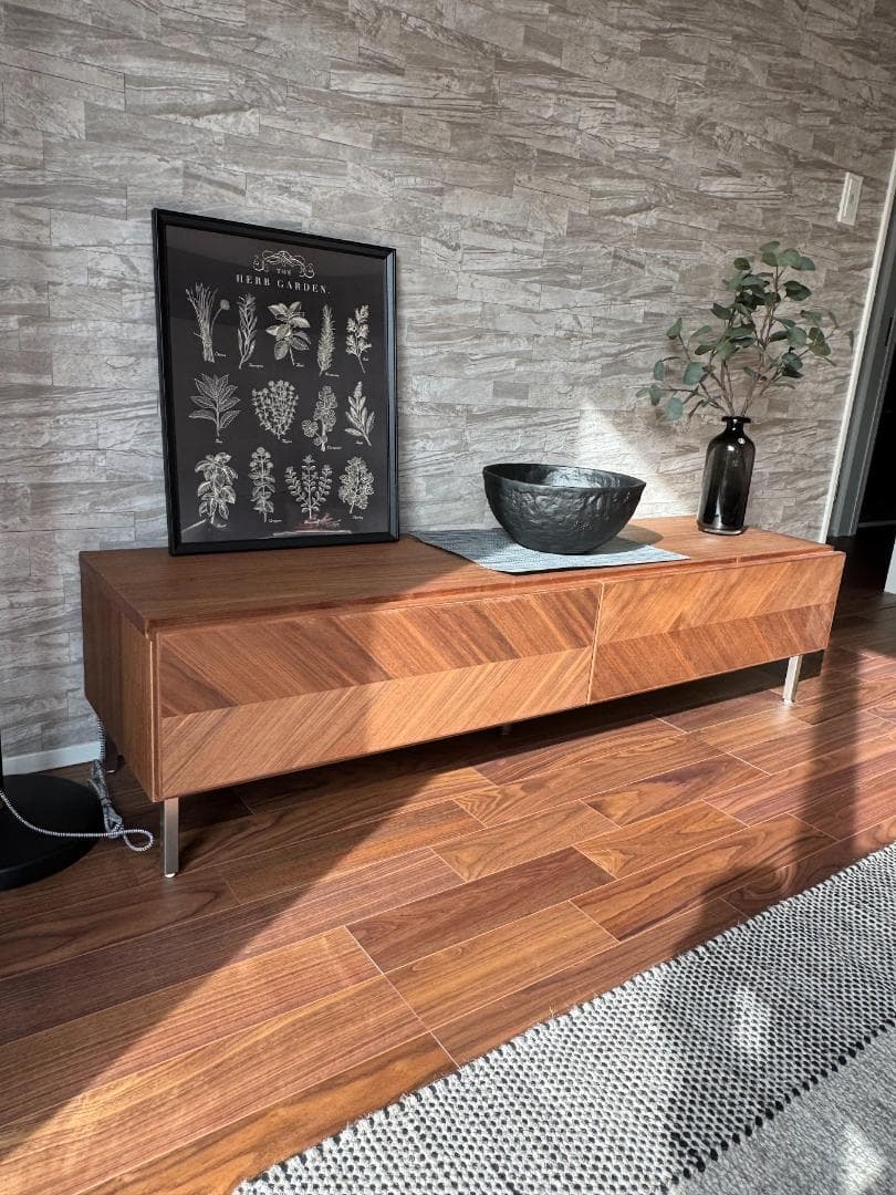 モデル展示 未使用品 TVボード 関家具 W1500 ウォールナット 北欧