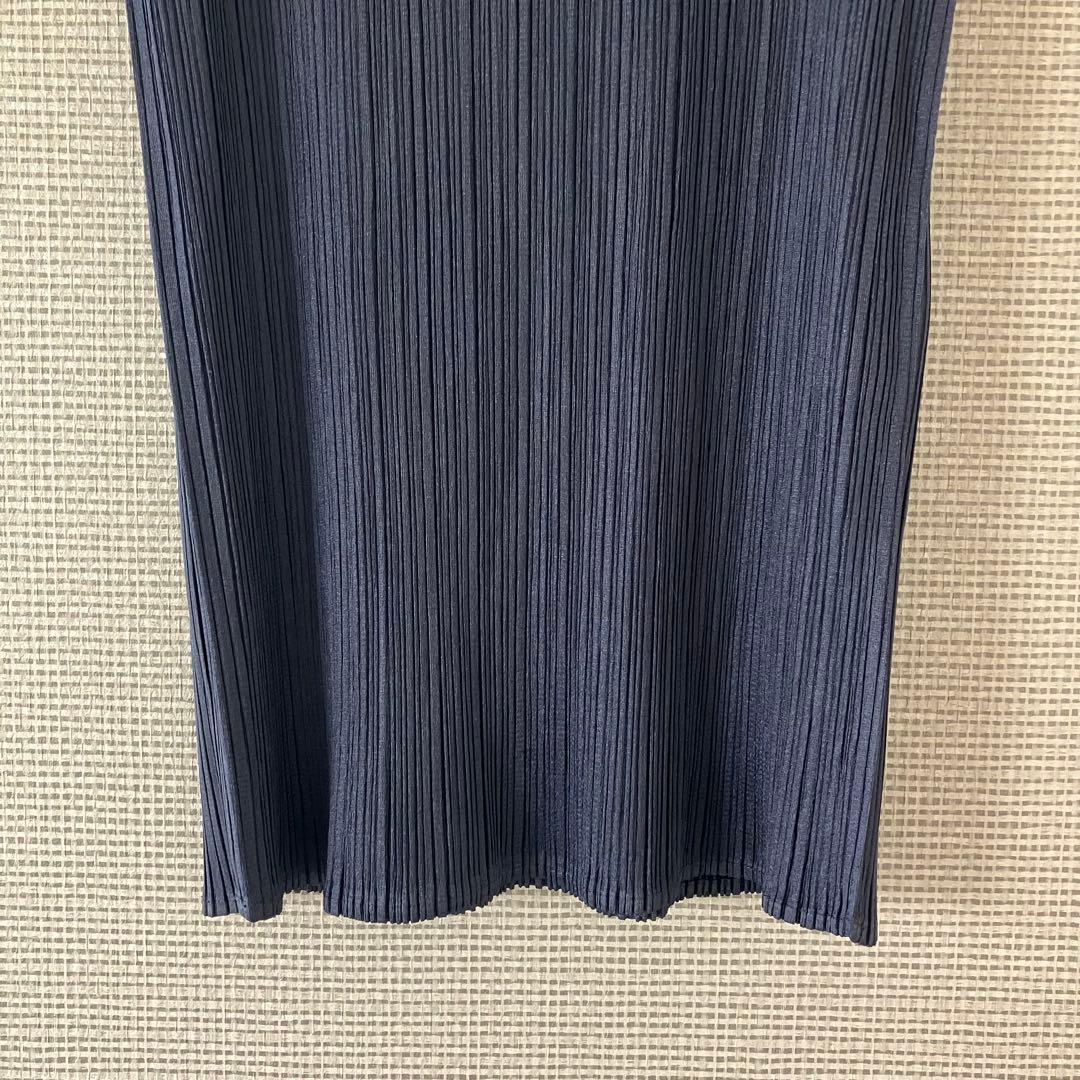 プリーツプリーズ　サイズ4 タンクトップ　ネイビー