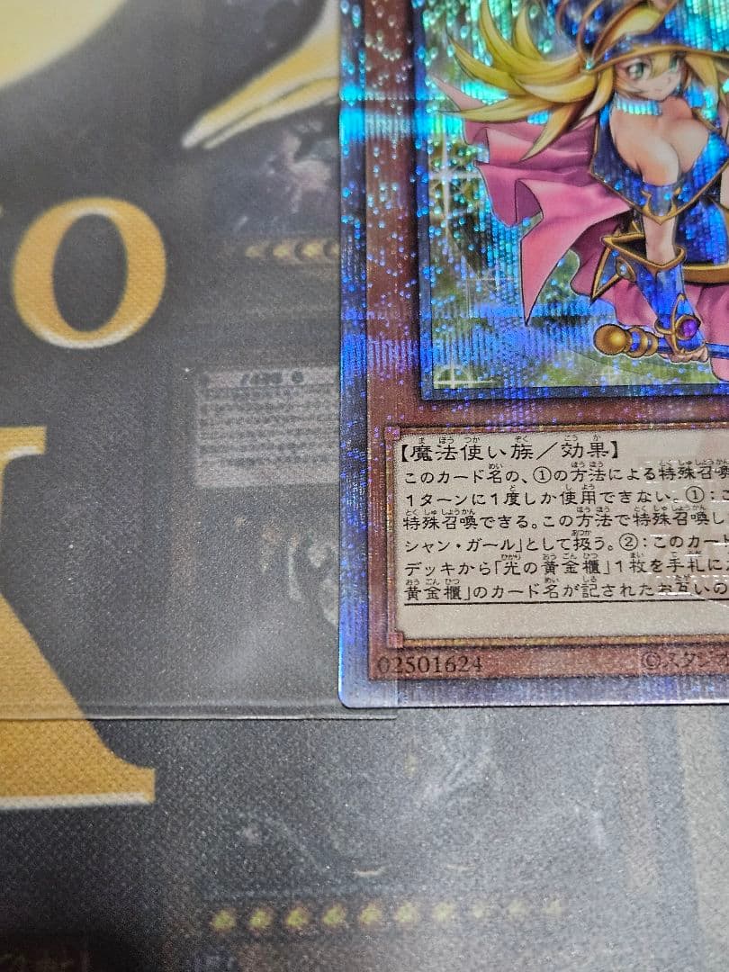 魔術師の弟子 ブラックマジシャンガール 光の黄金櫃 25thシークレットレア