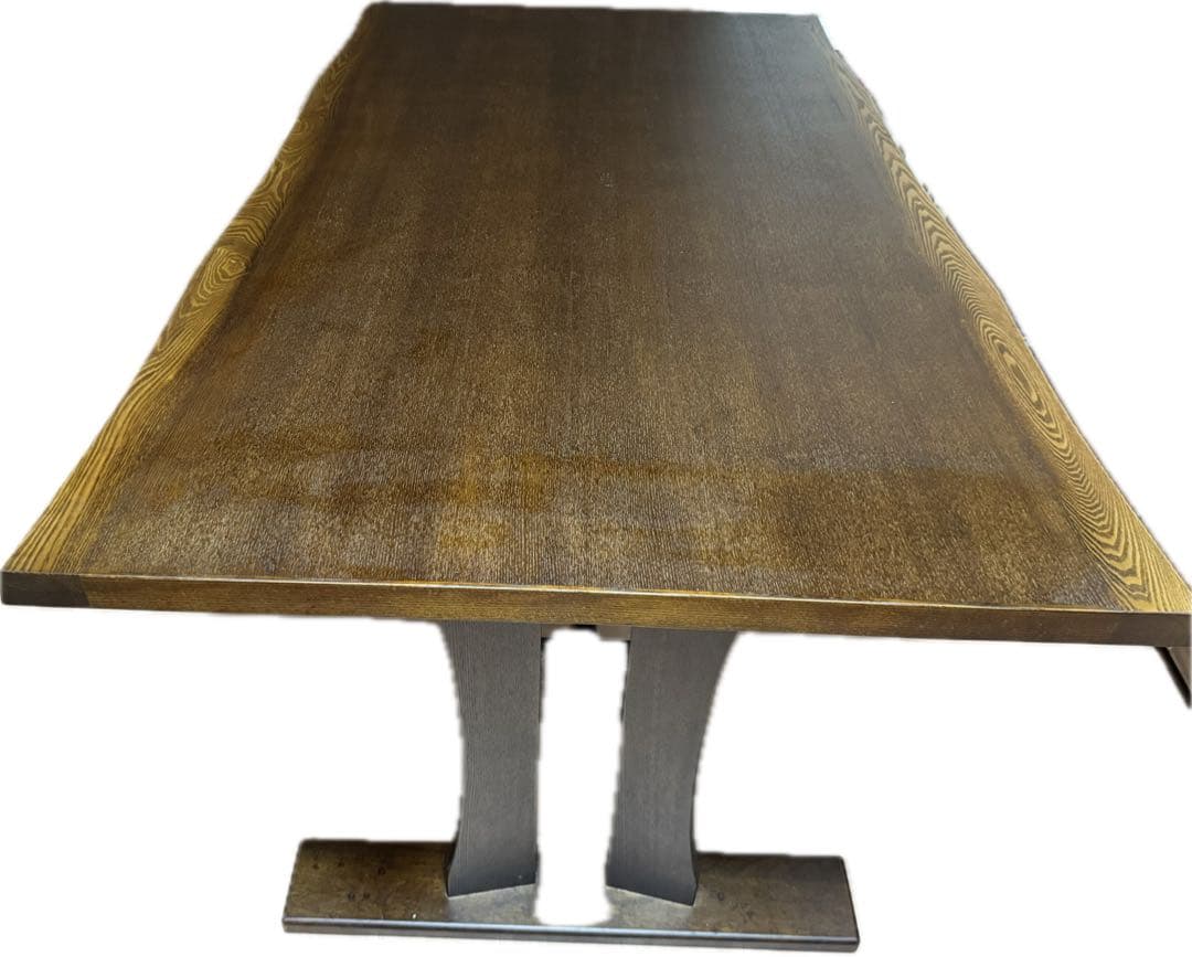 幅160cm 天然木ダイニングテーブル(ヤマト4 160 DBR) 4人 ニトリ