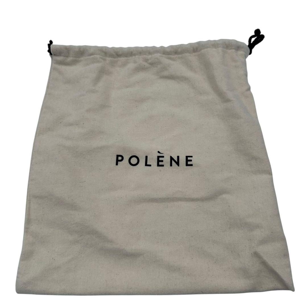 美品 POLENE Numéro Neuf ハンドバッグ 2way レザー 黒