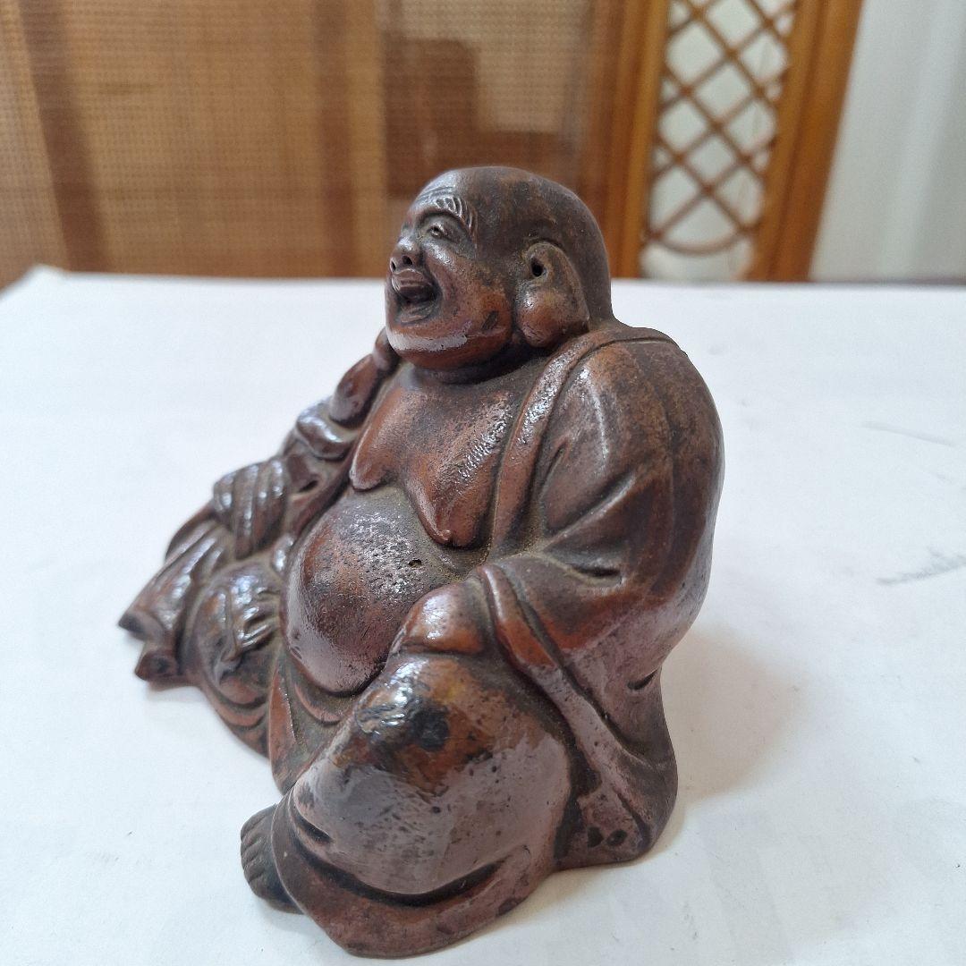 布袋様 陶器製 香炉