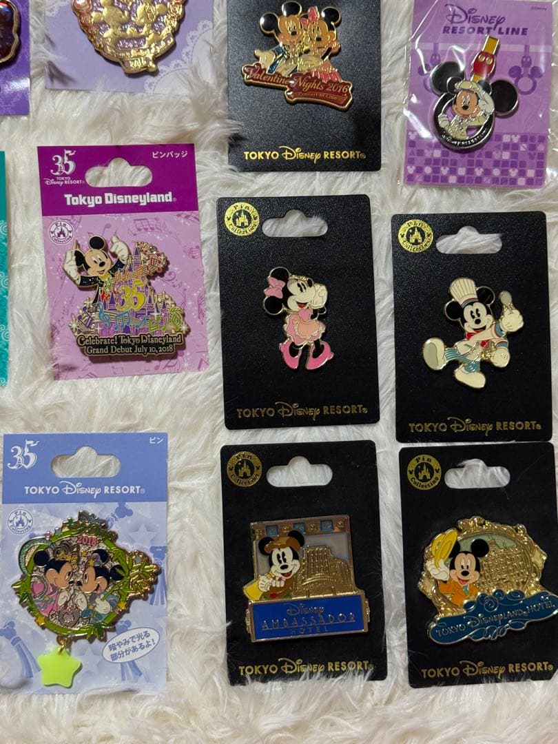 ディズニーリゾート ピンバッジ23点まとめ売り(非売品含) - メルカリ