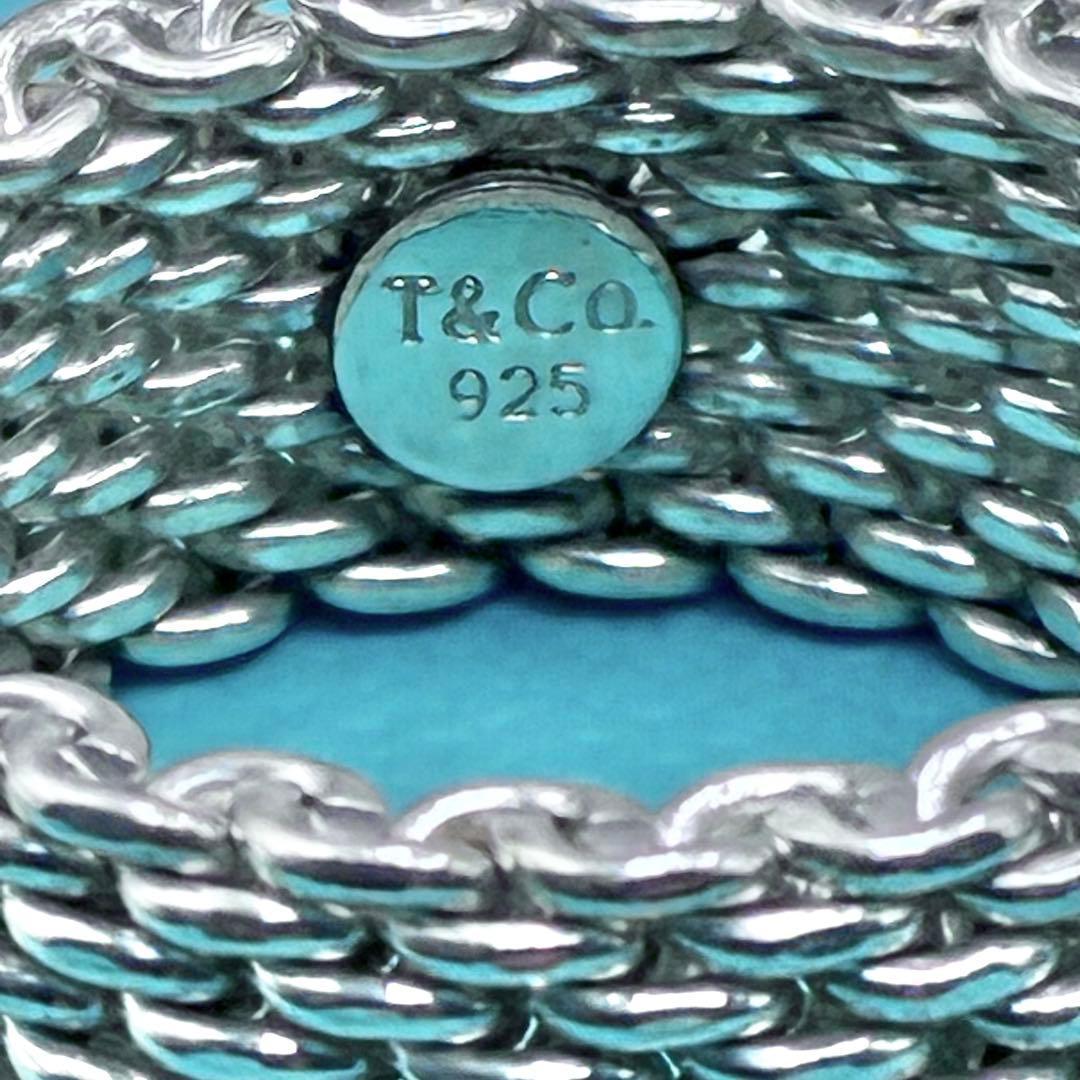 【大きいサイズ】ティファニー 17号 サマセットリング シルバー 指輪 美品