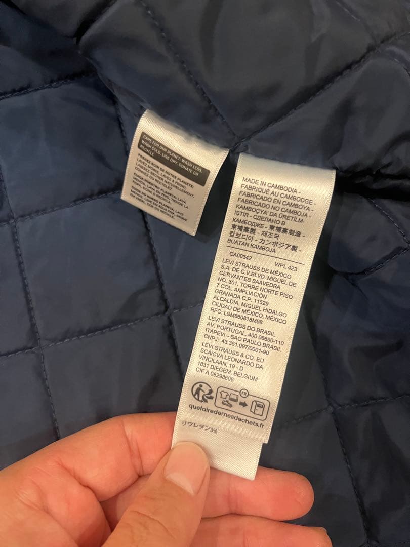 デニムダックベスト　ワークウェア　リーバイス