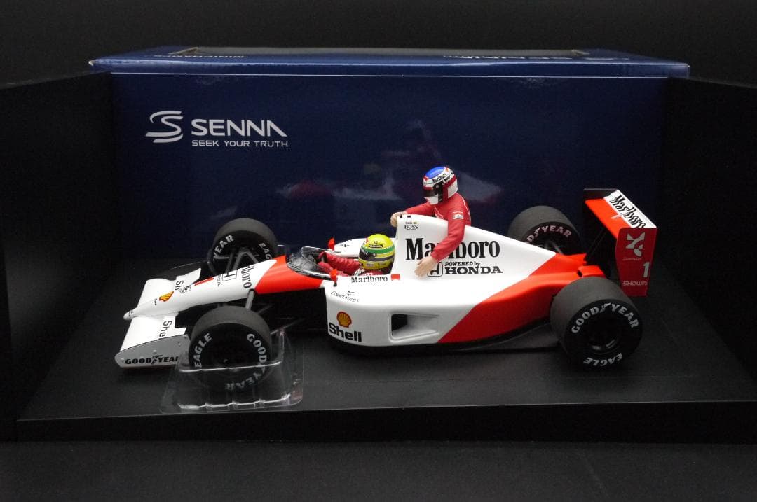 わふこう1/18 マクラーレン MP4/6 A.セナ J.アレジ Taxi