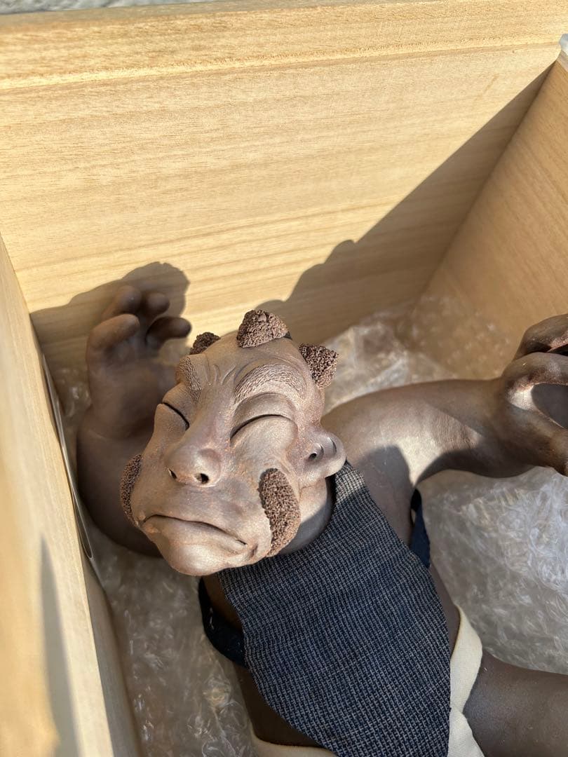 特別価格 桒原淑男 陶芸作品 現代アートくわはらよしお