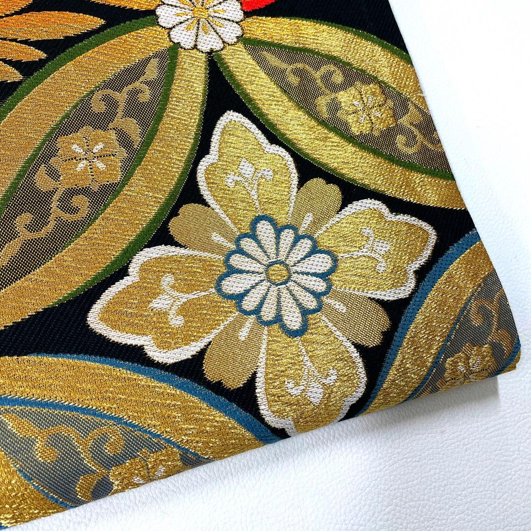 m-26 花菱 七宝 袋帯 正絹 六通 未使用極美品 - メルカリ 専用帯