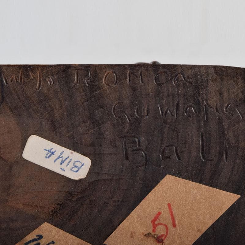 バリ島 インドネシア 木彫 置物 3点まとめて N 9011A - メルカリ