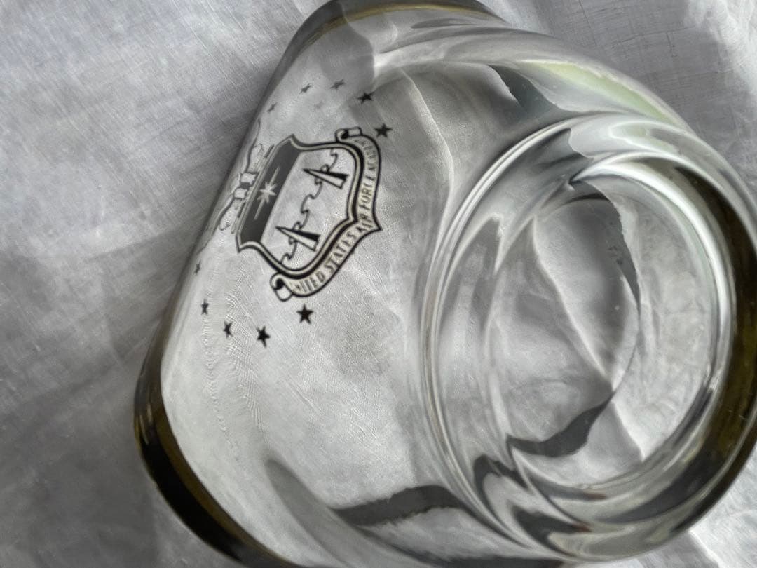 USA airforce academy アメリカ空軍養成学校ビンテージガラス USA