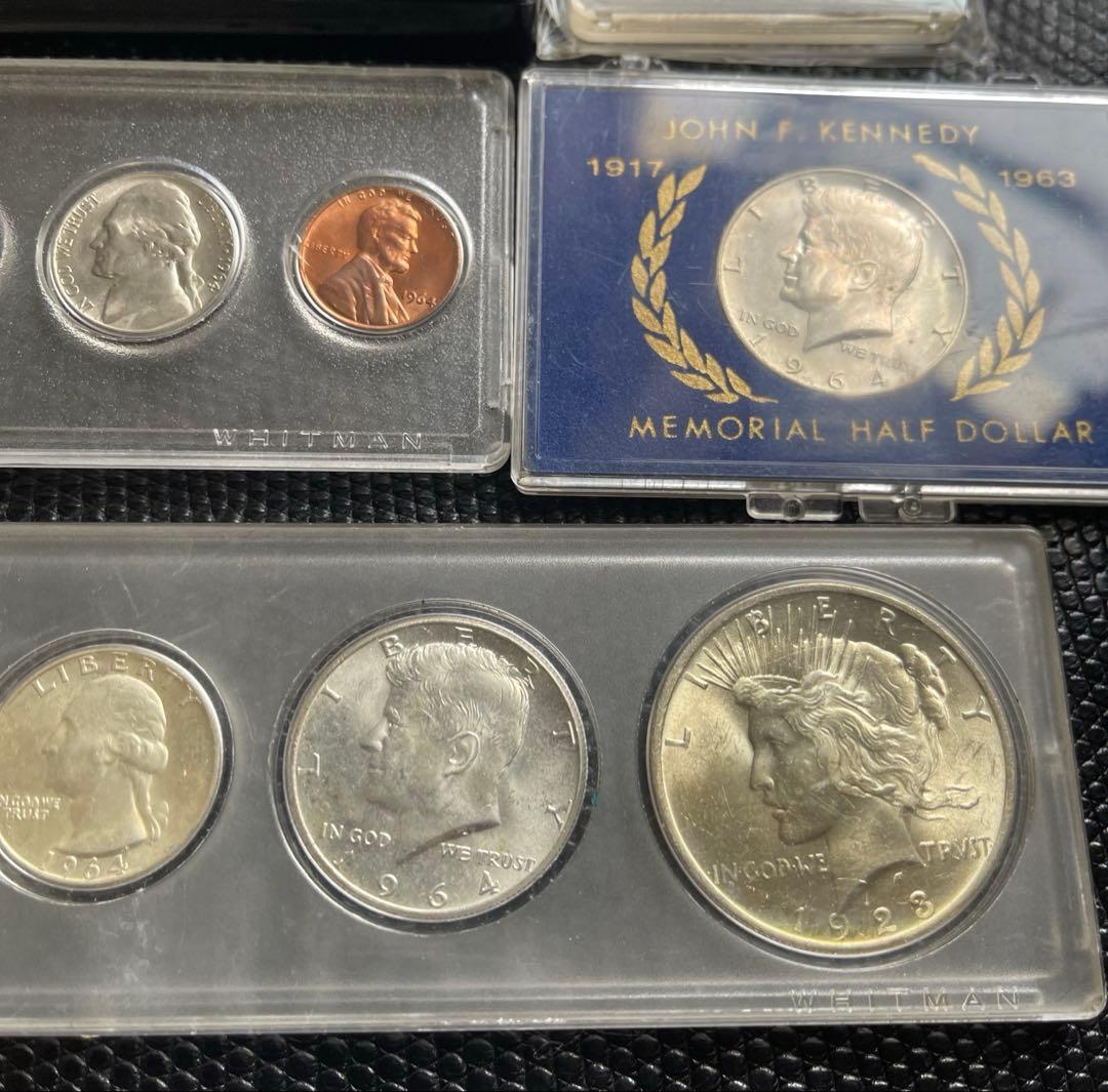 ピース銀貨ケネディ銀貨セット