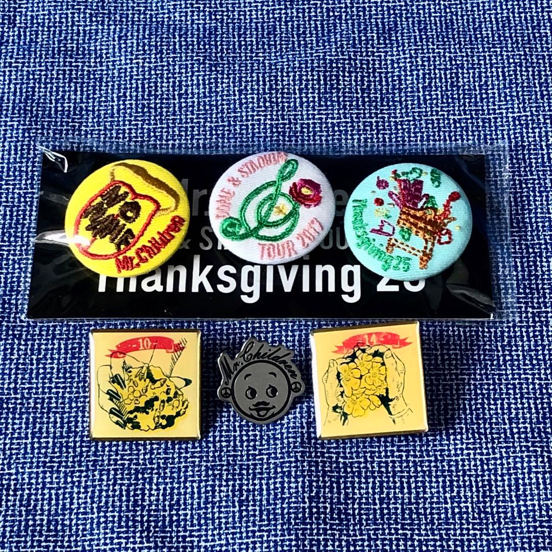 未開封】Mr.Children ピンバッジ Thanksgiving ガチャ - メルカリ