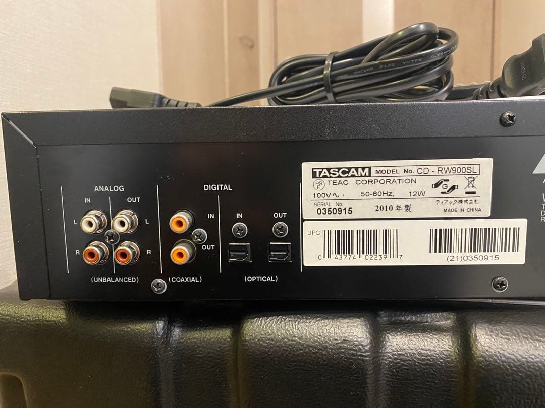 TASCAM CD-RW900SL マルチプレーヤー タスカム