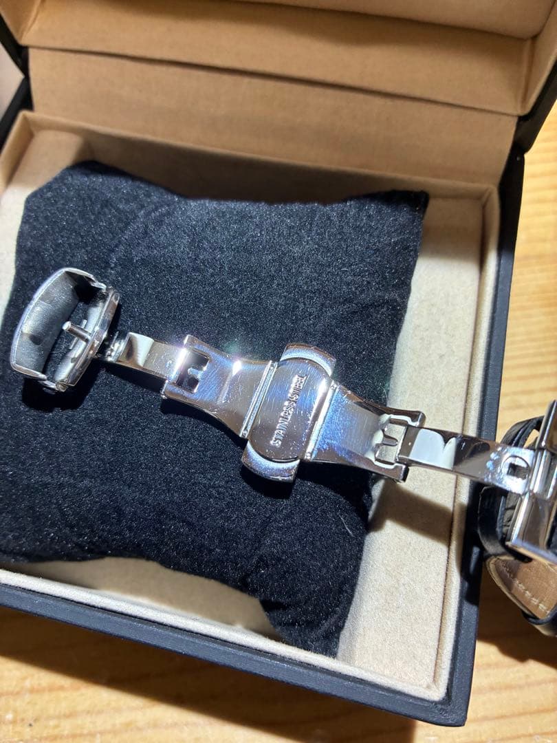 新品同様PARNIS 自動巻　パワーリザーブ　レトログラードカレンダー