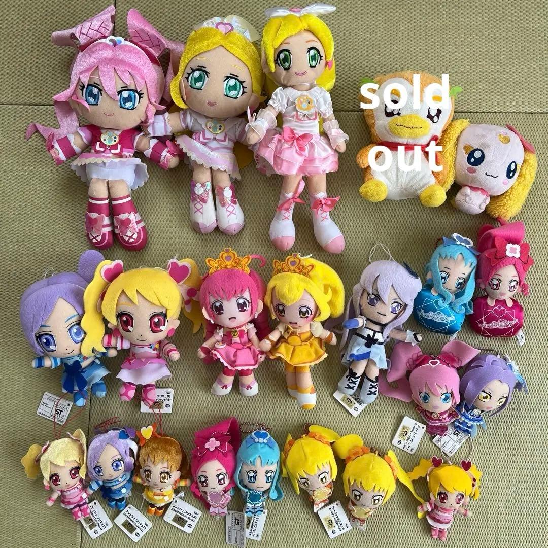 大量 プリキュアなど キャラクターグッズ ぬいぐるみ おもちゃ まとめ
