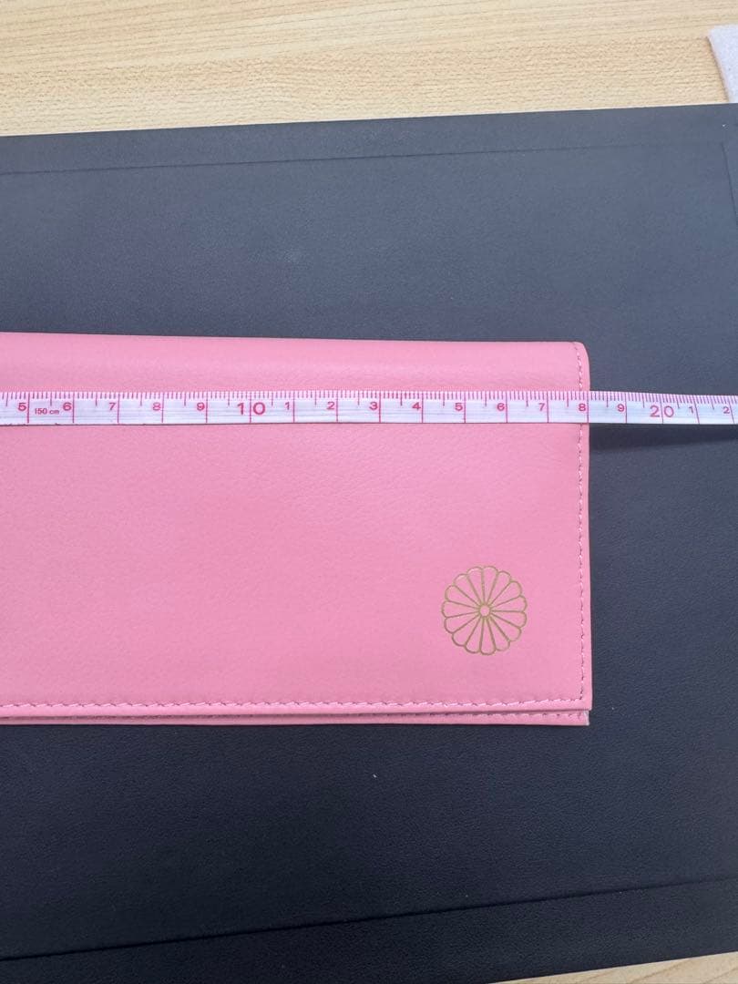 新品　未使用　皇居　ピンク 長財布 菊の御紋