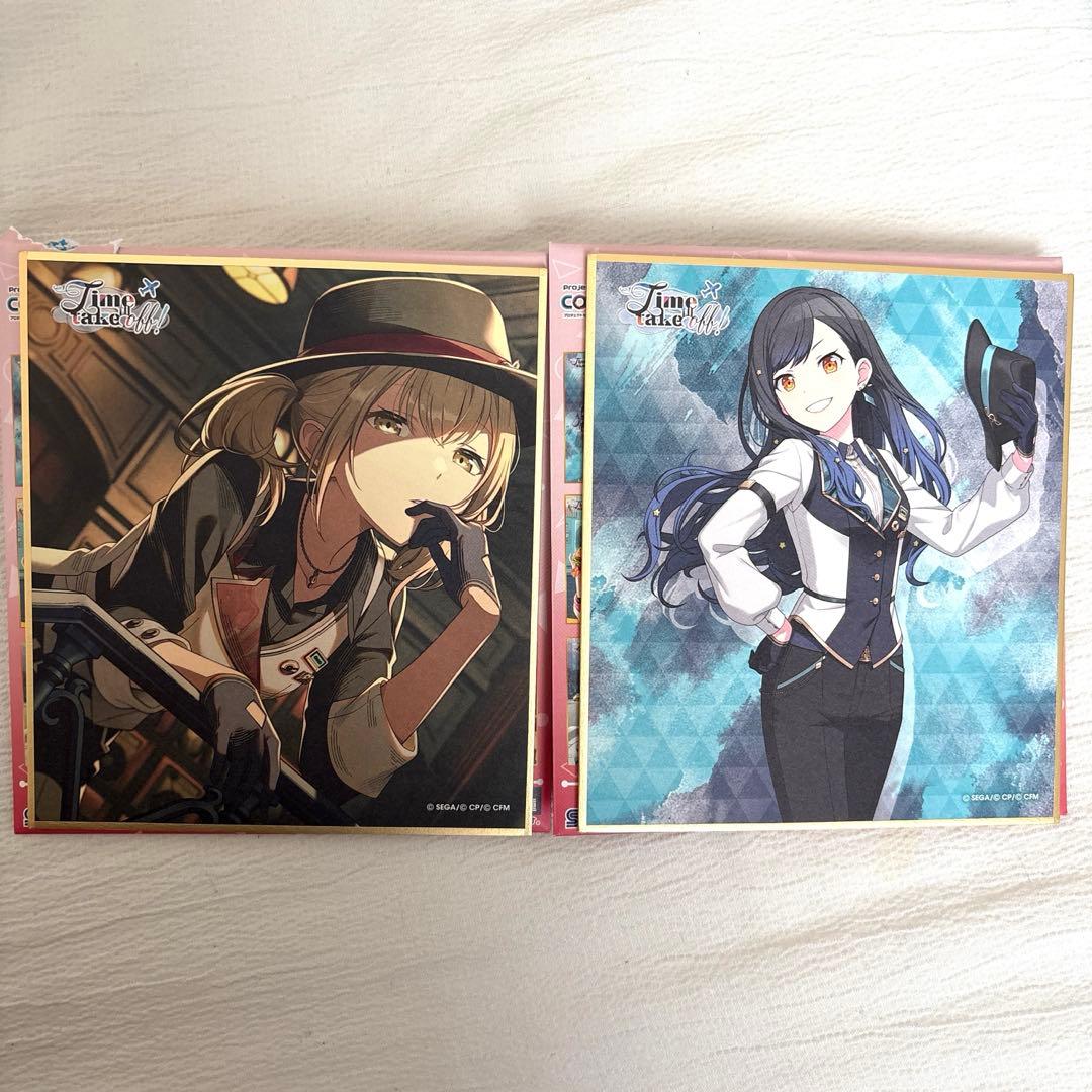 プロセカ 白石杏 小豆沢こはね 色紙 54b - メルカリ