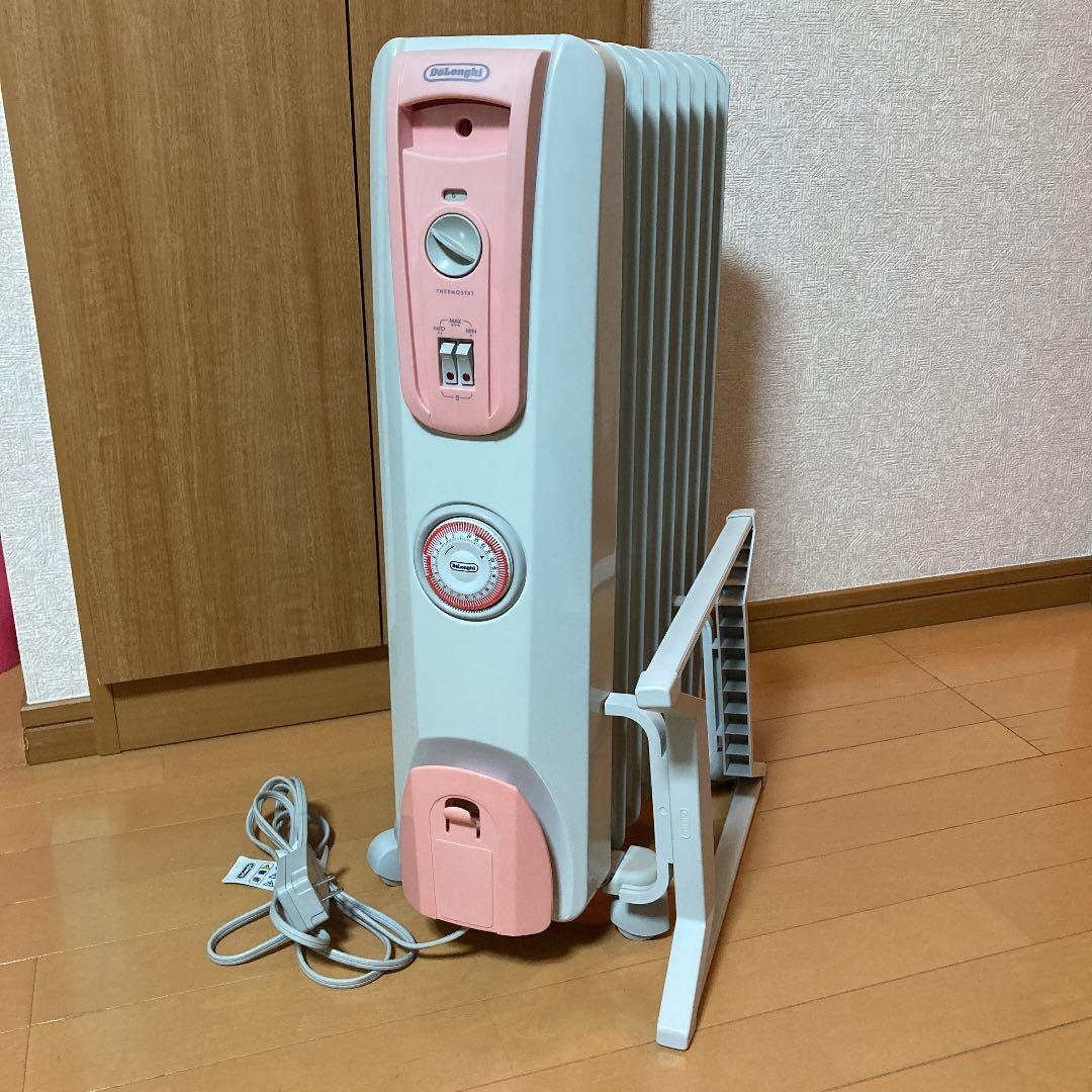 DeLonghi H770812EFS-SP オイルヒーター ピンク DeLonghi H770812EFS