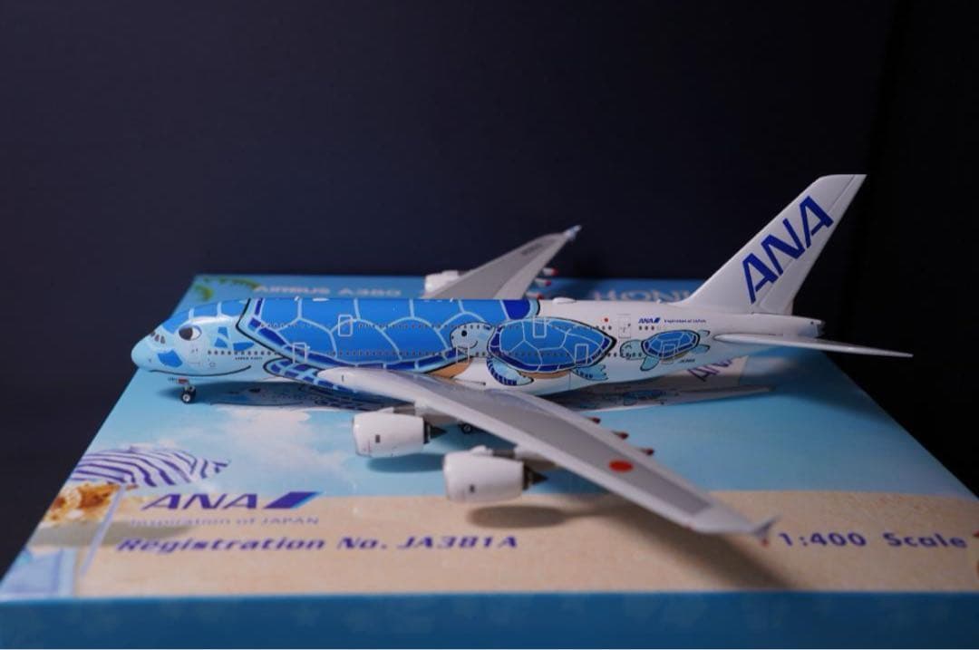 未展示新品】Phoenix ANA A380 フライング・ホヌ JA381A