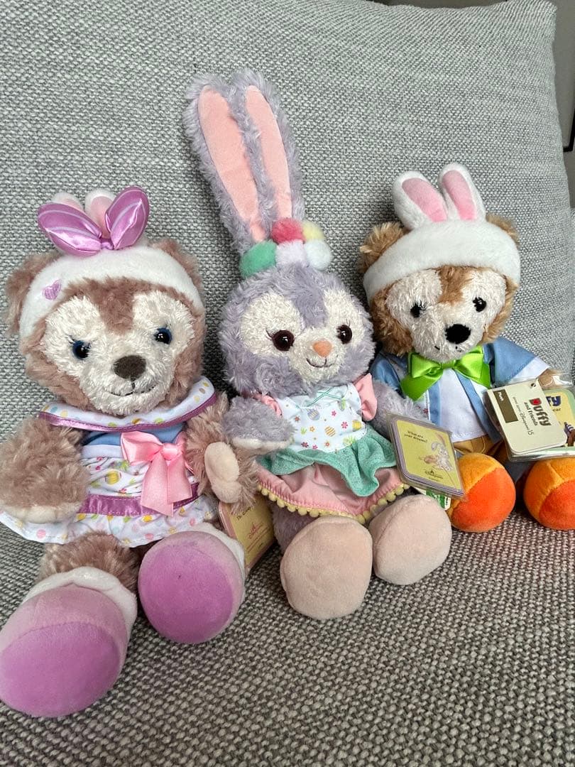 香港ディズニー⭐️イースター2021年ステラルーダフメイぬいぐるみ3点