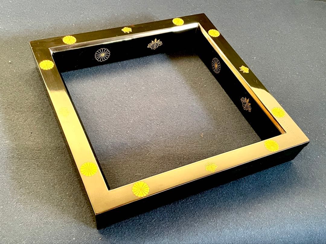 美品 未使用】「母」 高台寺蒔絵 炉縁 静峰 志芸男 共