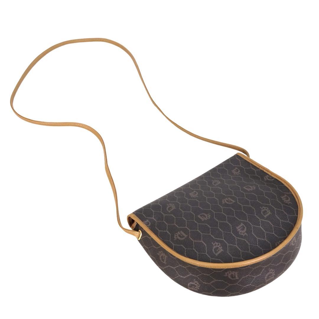 本物 良品 ■クリスチャンディオール■ハニカム 斜めがけショルダーバッグ