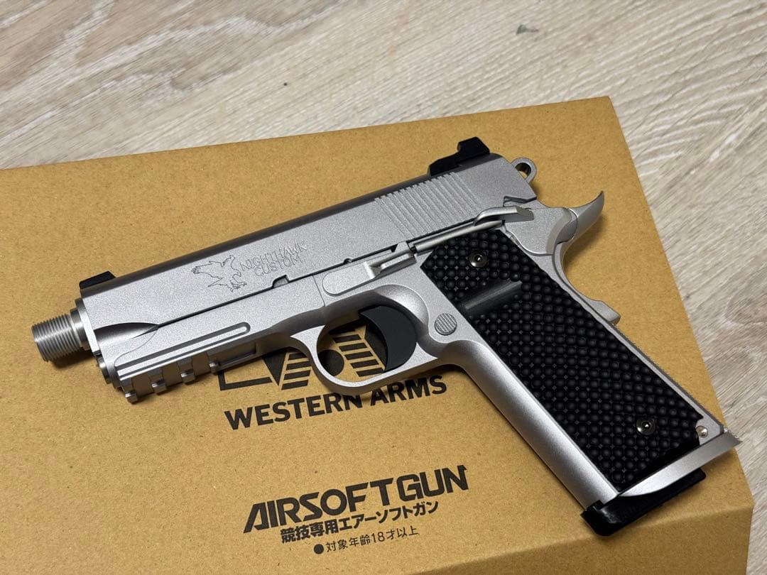 WESTERN ARMS ナイトホークカスタム プロフェッショナル サイレンサ付