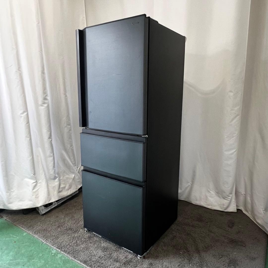 762⭕️設置無料 冷蔵庫 東芝 大型 300-400ℓ 安い 中古 黒 22年 - メルカリ