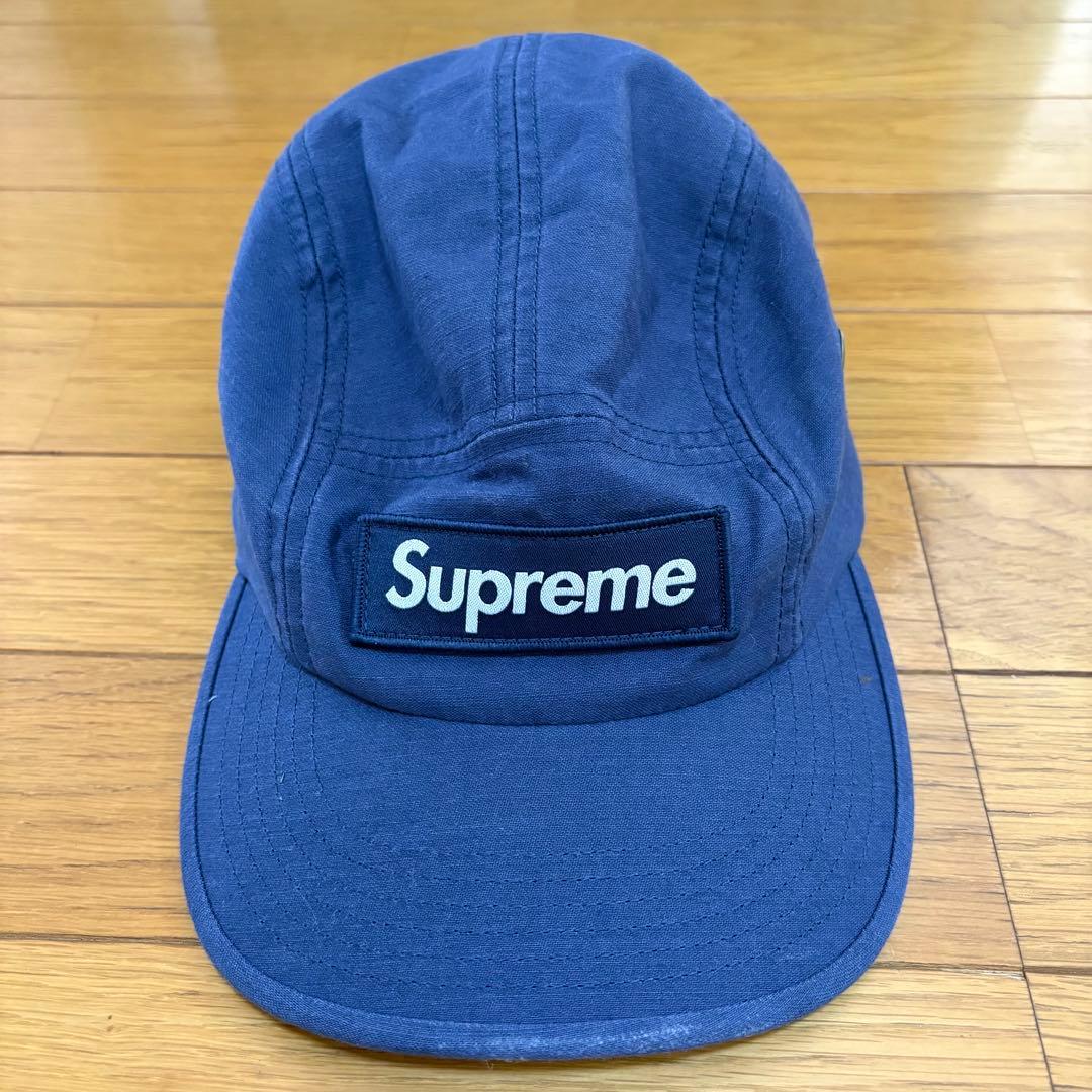 Supreme camp cap シュプリームキャンプキャップ ネイビー
