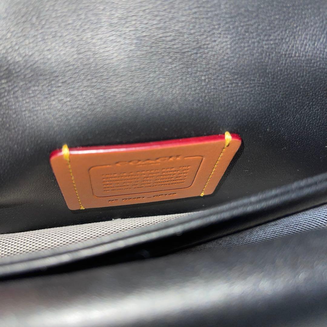 COACH タビー 20 キルティング ショルダーバッグ シルバー