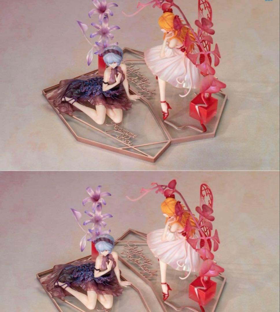 エヴァンゲリオン 綾波レイ　式波アスカ　ラングレー 花の言Ver. フィギュア