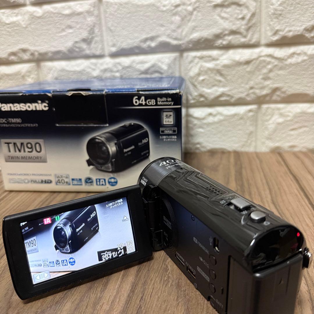 【美品】Panasonic HDC-TM90 デジタルビデオカメラ