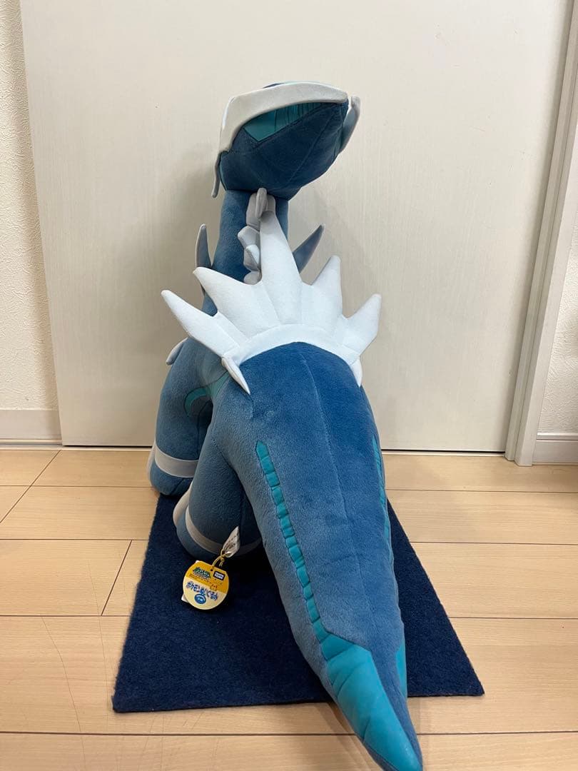 【タグ付き】ポケモン　特大ぬいぐるみ　ディアルガ　パルキア　ハートランド