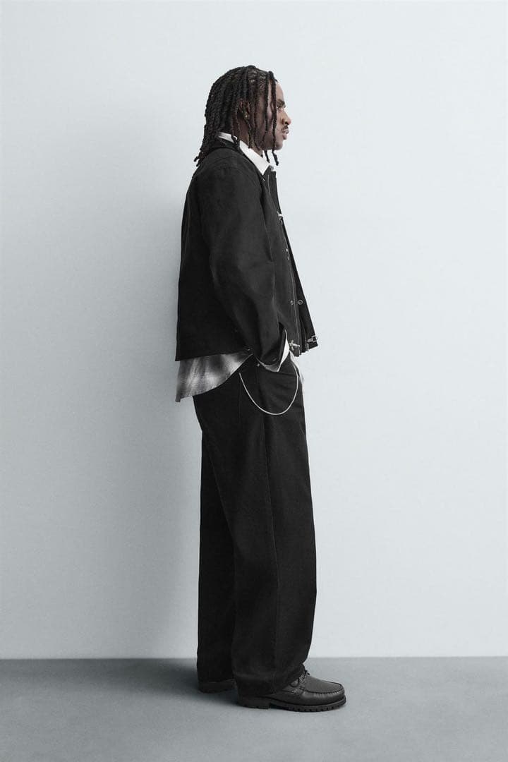 【完売品】リラックスフィットトグルボタンジャケット　ファイヤーマンジャケット