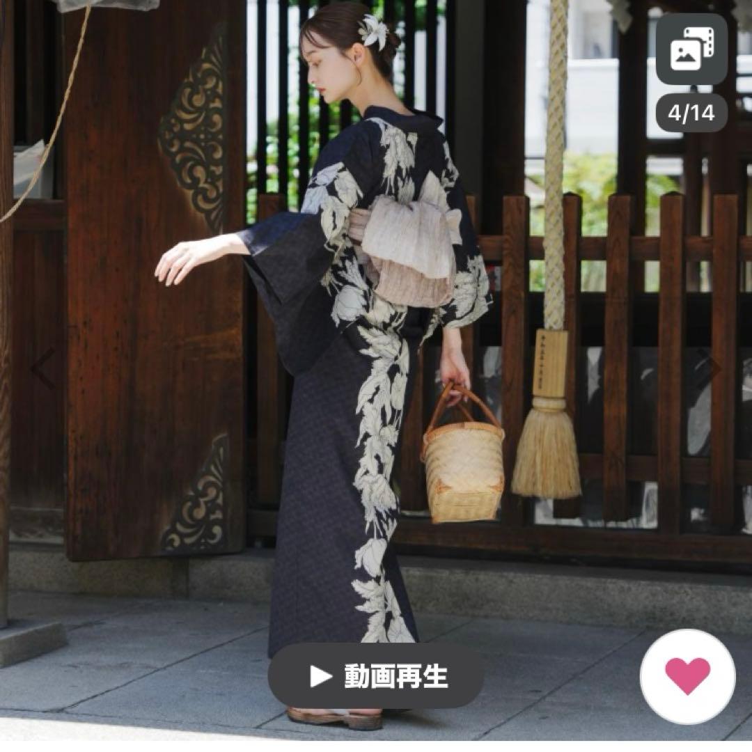 utatane 浴衣・帯 下駄　セット フリーサイズ 完売品