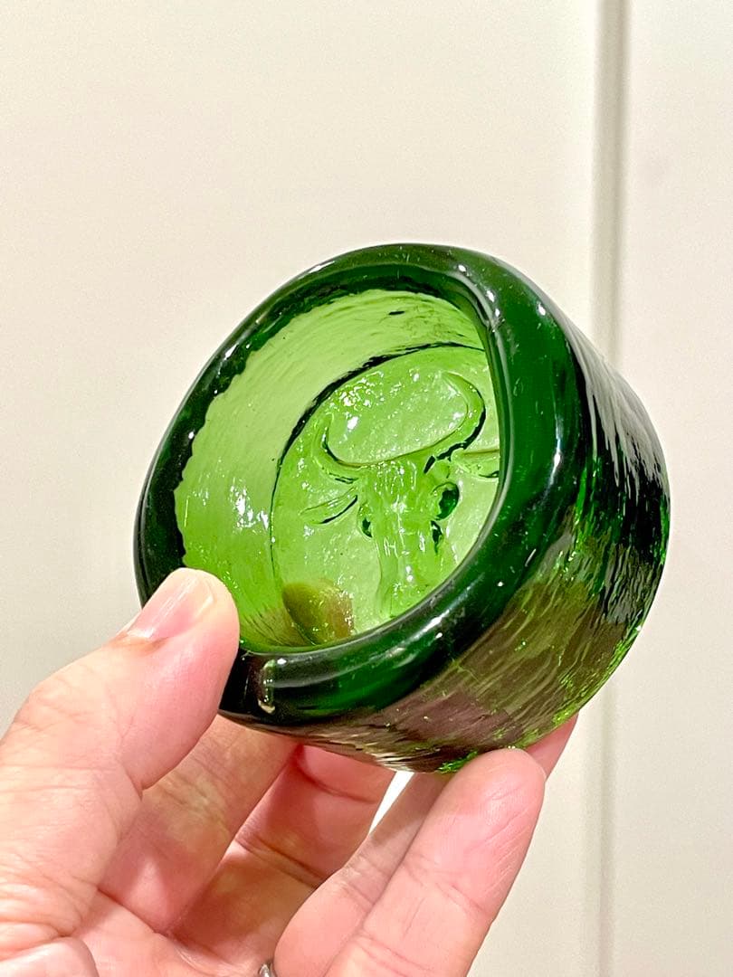 希少】 Erik Hoglund 牛 灰皿 グリーン ボダ Boda 北欧 - メルカリ