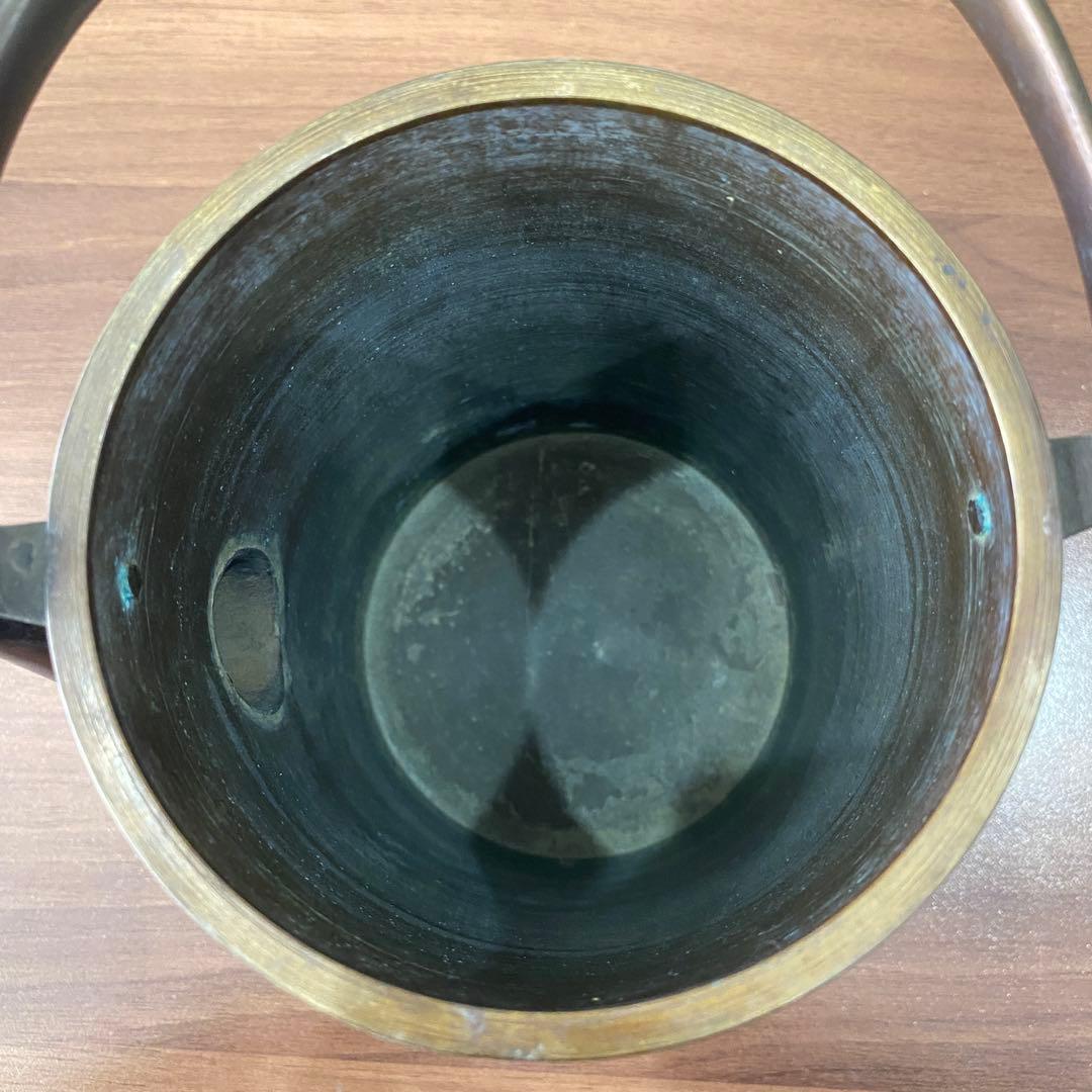 茶道具 水差し 茶道具 水差(銘あり正雲)銅製 水差し 茶道具