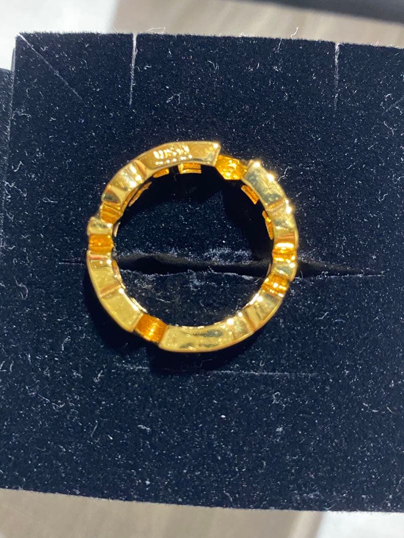 美品　VERSACE リング　ゴールド　17号