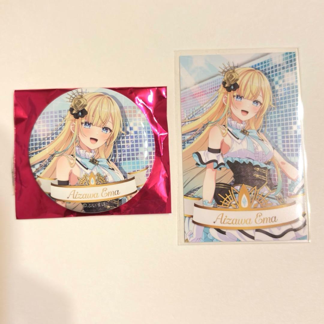 ぶいすぽっ！ 藍沢エマ フェス ランダムカード 缶バッジ - メルカリ