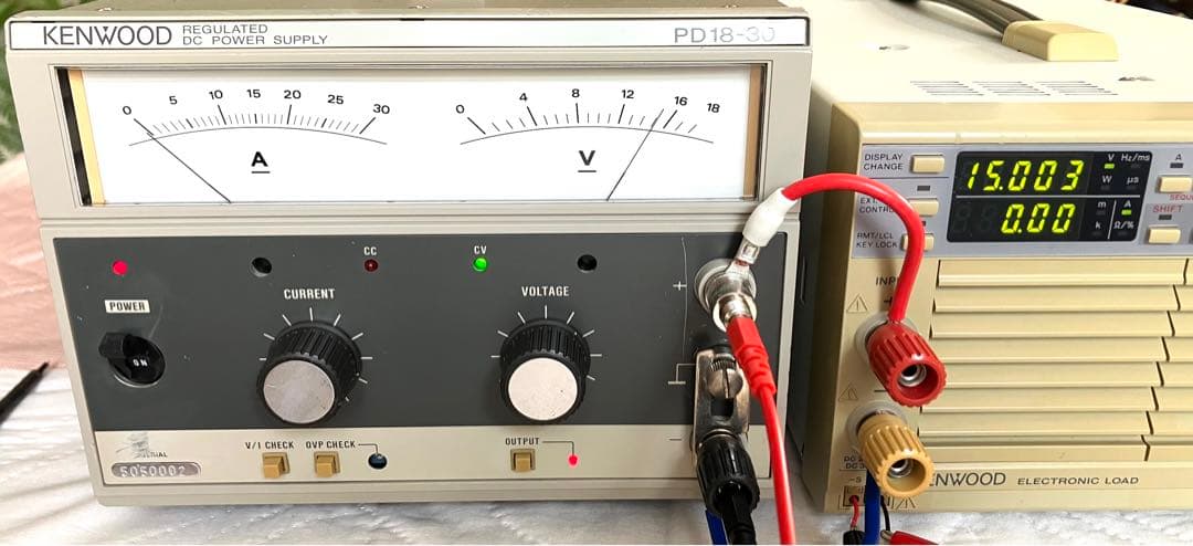 週末特別価格：KENWOOD 18V/30A 定電圧・定電流電源 PD18-30