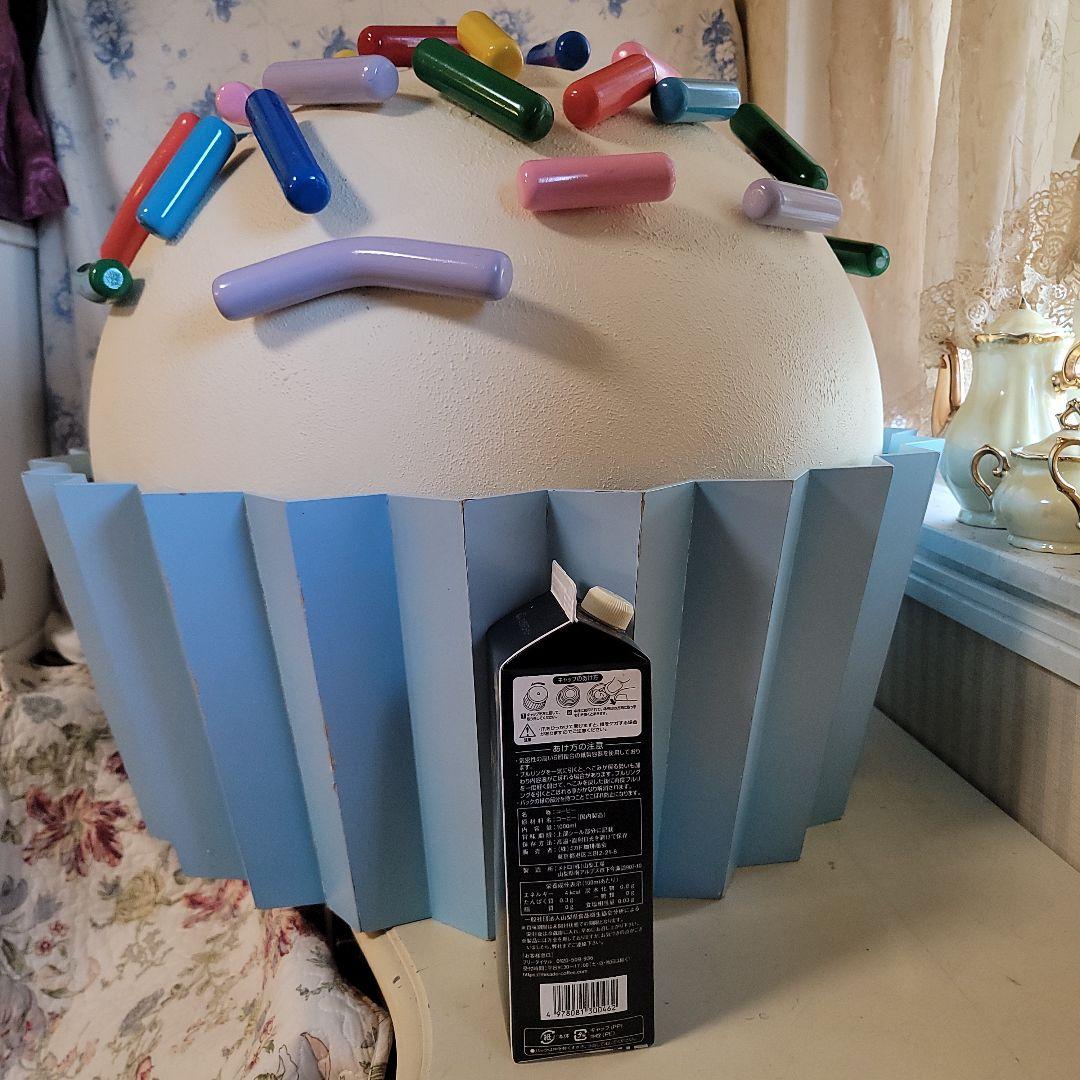 巨大スイーツオブジェ カップケーキ型置物 最長径69cm イベント展示使用品