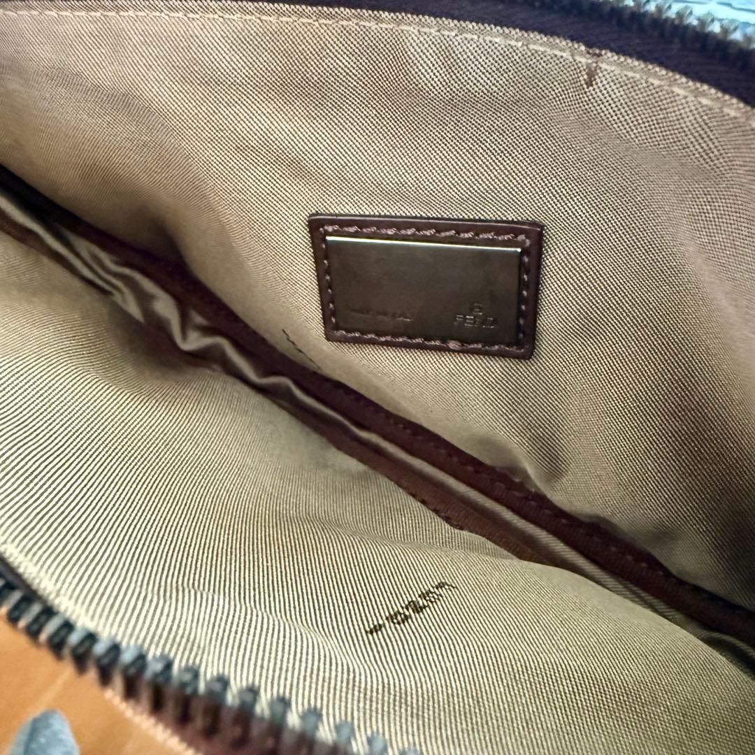 Fendi FFロゴショルダーバッグ ブラウン