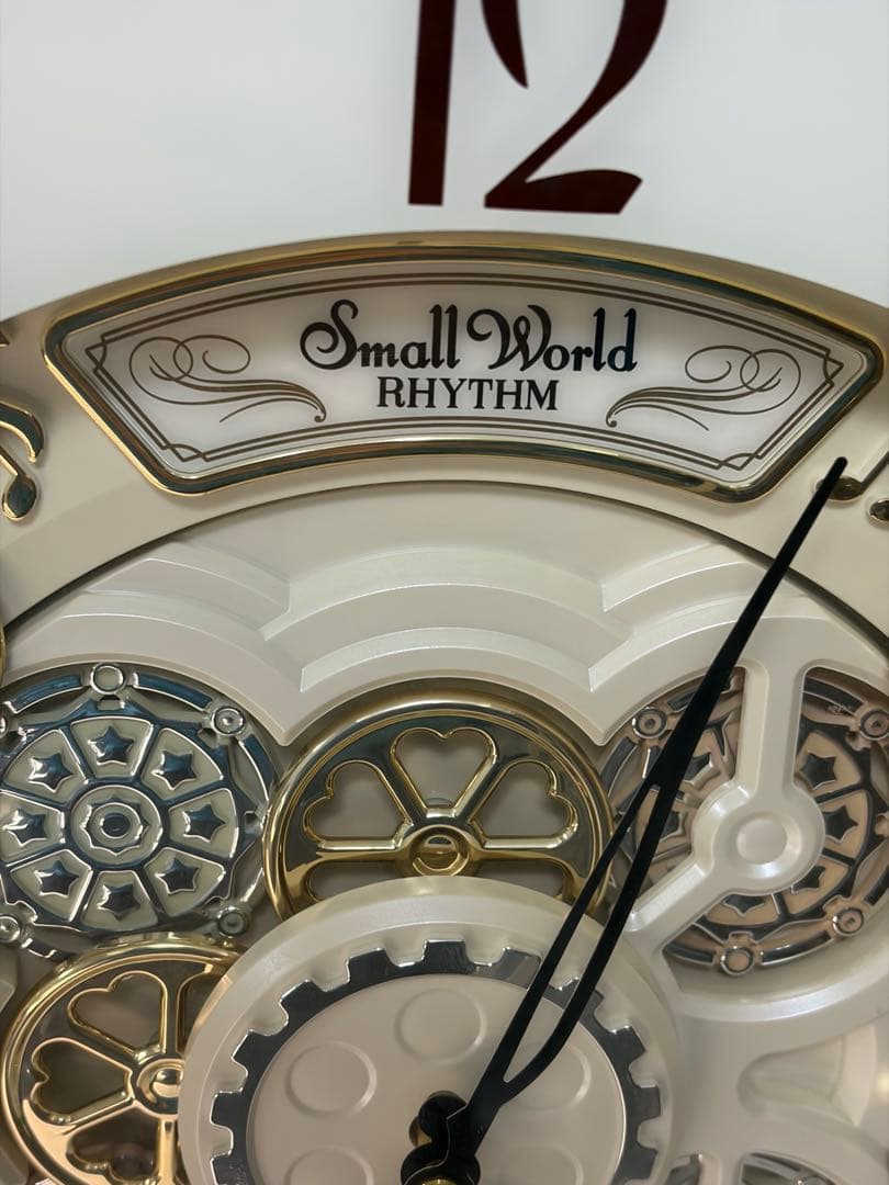 美品 リズム時計 4MN490RH 電波時計 からくり時計